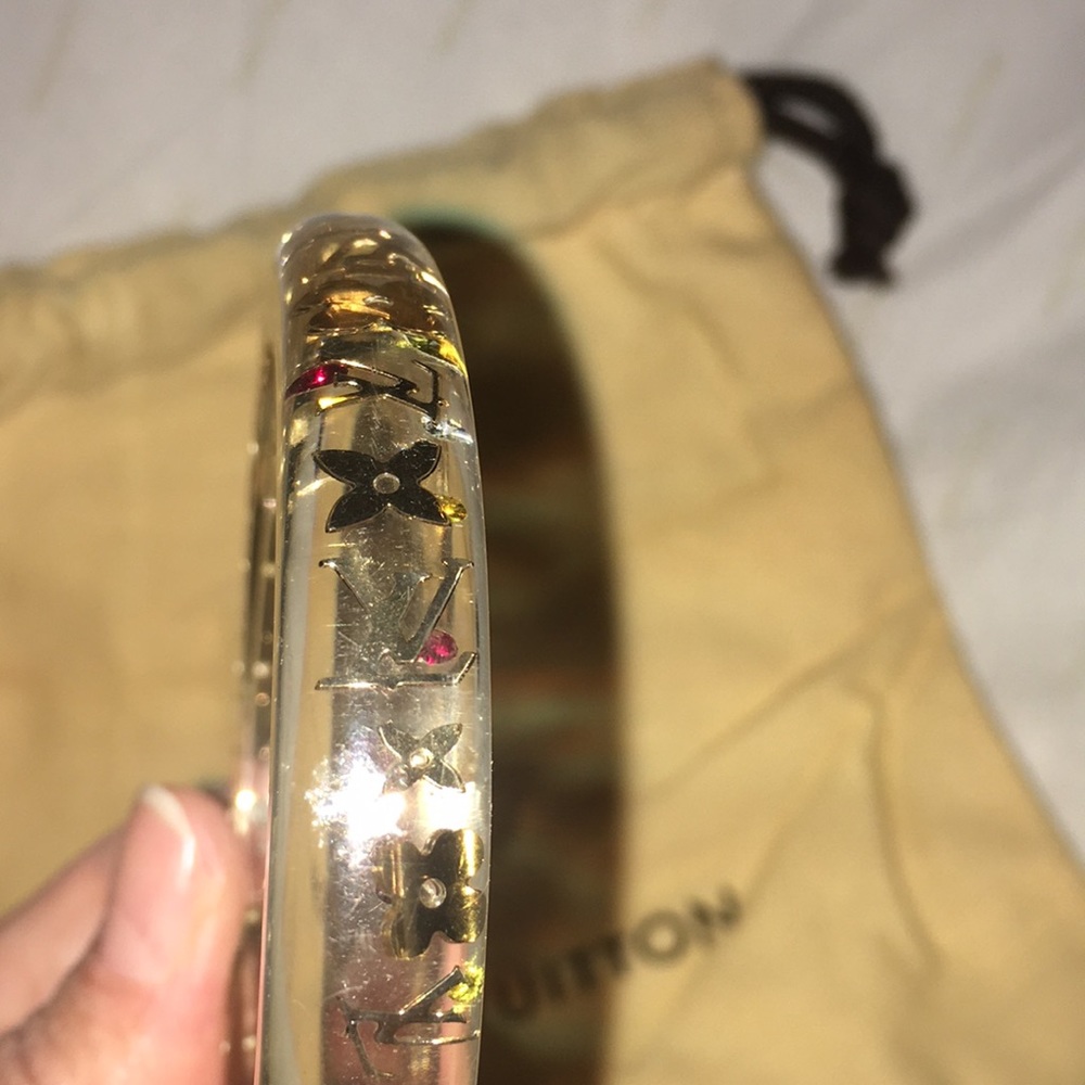 Louis Vuitton Lucite Bangle Bracelet - Picture 3 of 3